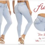 Jean Fiara – Ref. 94731 | Skinny Tiro Alto Azul Hielo