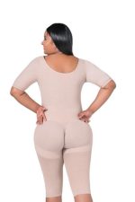 Faja de Alta Compresión con mangas senos libres hasta la rodilla - Imagen 3