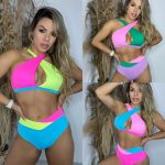 Bikini Tricolor Brazier Cruzado - Imagen 2